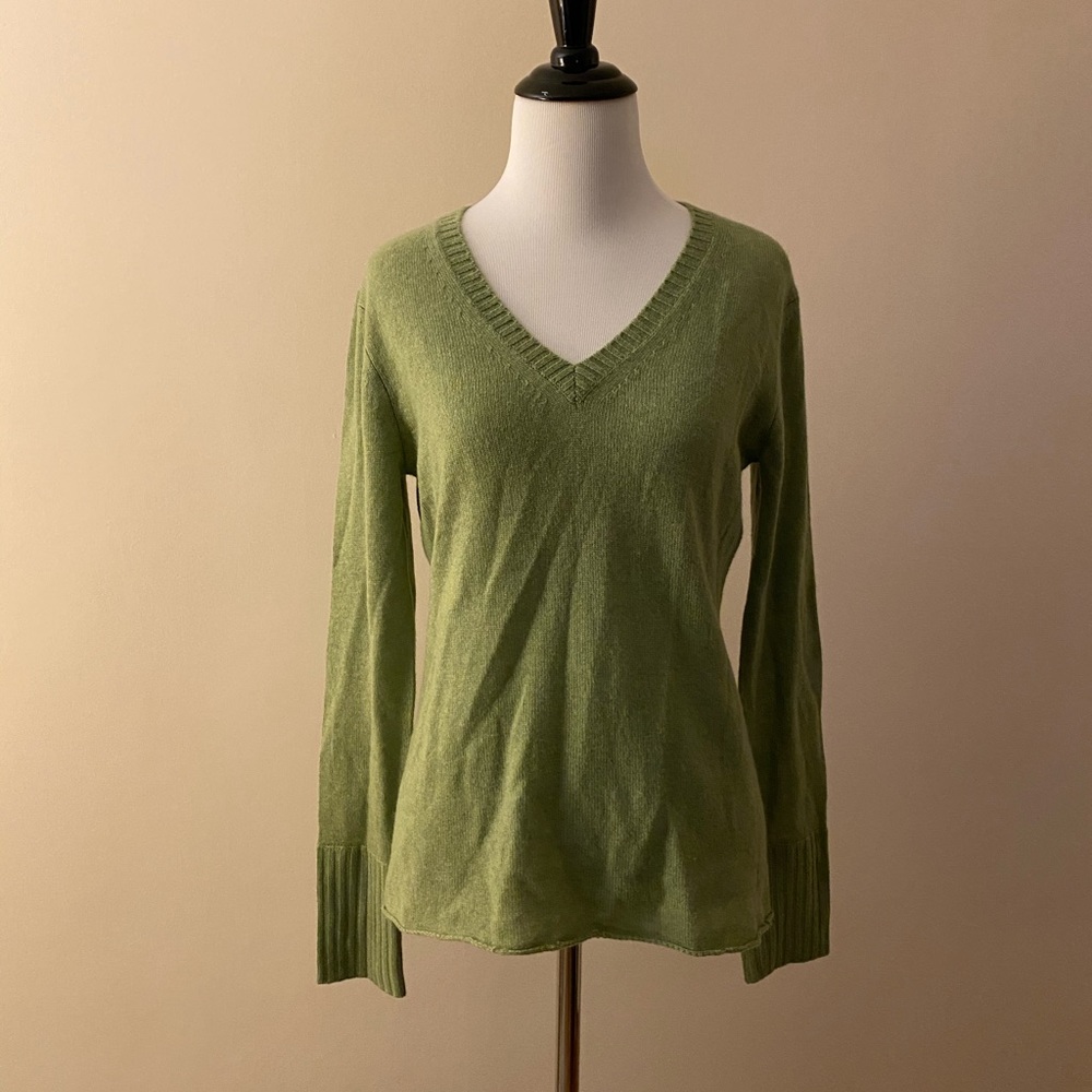 Green Cashmere Sweater